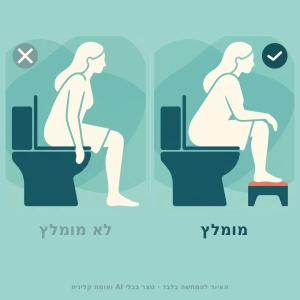 איך יושבים בשירותים